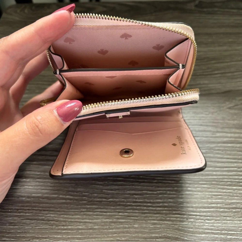 Kate Spade Leila Small Pebbled Leather Wallet